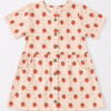 Strawberry Days Button Through Short Sleeve Dress