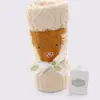 Highland Cow full Ziggle Highland Cow Cable Knit Baby Blanket