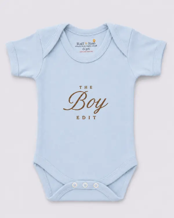 The Boy Edit Short Sleeve Bodysuit The Boy Edit Short Sleeve Bodysuit