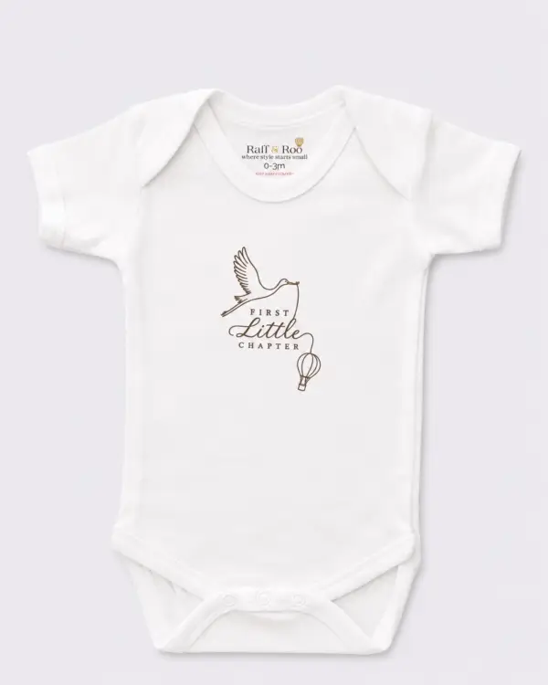 First Little Chapter Baby First Little Chapter Short Sleeve Bodysuit