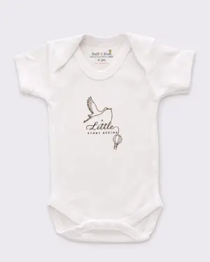 A Little Story Begins Short Sleeve Bodysuit