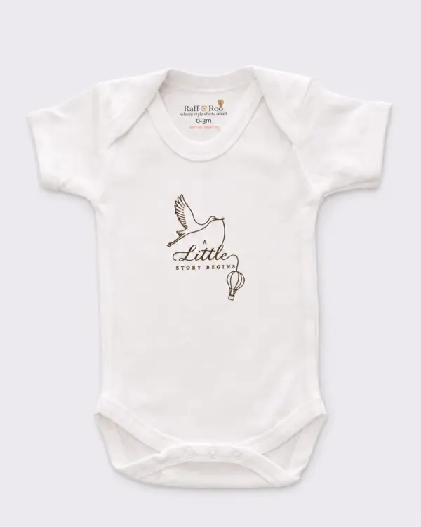 A Little Story Begins Short Sleeve Bodysuit