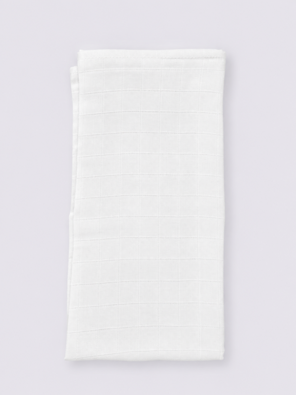 white muslin New Here, Loved Already Baby Gift Box