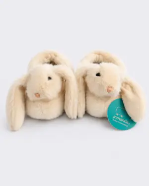 Jomanda Cream Bunny Slippers