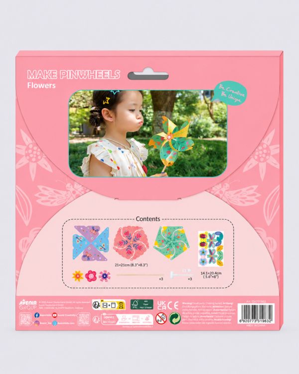 Avenir Make Your Own Flower Pinwheels – Craft Kit