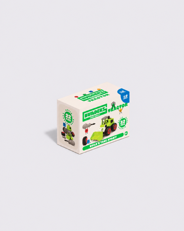 Builderz Tractor – 22 Piece Buildable Vehicle