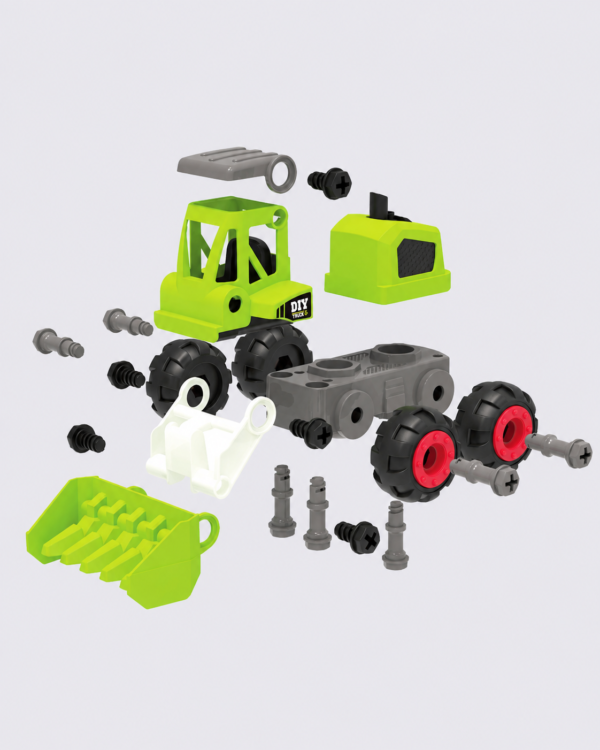 Builderz Tractor – 22 Piece Buildable Vehicle