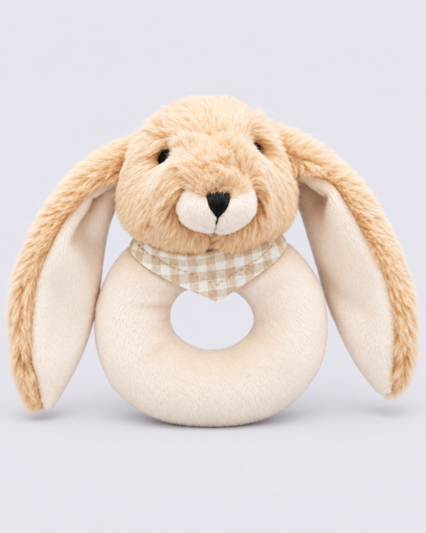 Jomanda Brown Bunny Rattle