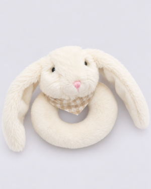 Cream Bunny Rattle Jomanda Cream Bunny Rattle