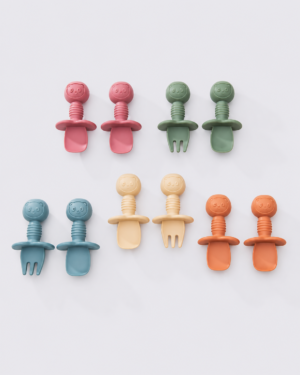 Green Island Silicone Baby Cutlery Set Green Island Silicone Baby Cutlery Set