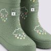 Khaki Colour-Changing close up Grass & Air Khaki Colour-Changing Fleece-Lined Wellies