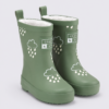 Khaki Green Colour-Changing Kids Wellies Grass & Air Khaki Colour-Changing Fleece-Lined Wellies