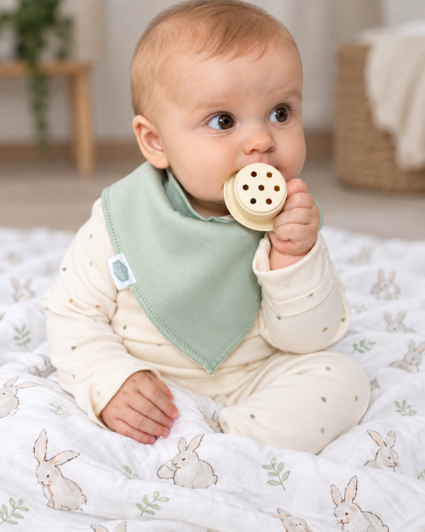 Ziggle Sagewood Nest Bandana Dribble Bibs – 4 Pack
