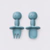 Green Island Silicone Baby Cutlery Set