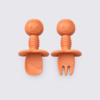 Green Island Silicone Baby Cutlery Set