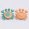 Silicone & Wood Crab Teether