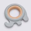 Silicone & Wood Elephant Teether