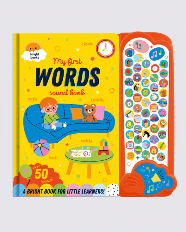 Bright First Words Sound Book My First Words Interactive Sound Book – 50+ Sounds