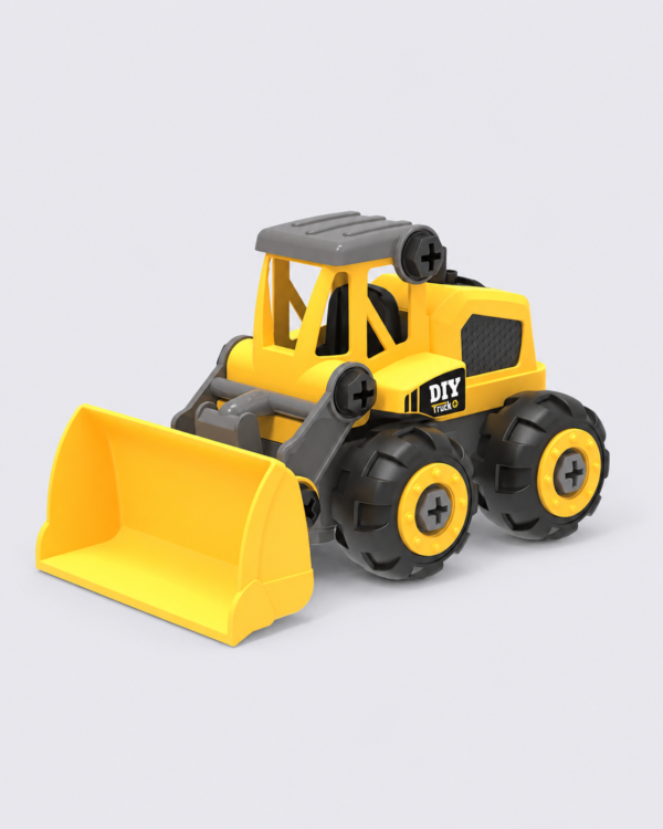 Builderz 2-in-1 Cement Truck & Front Loader Set – 39 Pieces truck Builderz 2-in-1 Cement Truck & Front Loader Set – 39 Pieces