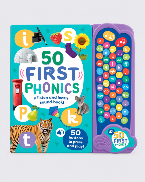 Colourful 50 First Phonics Sound Book 50 First Phonics Sound Book – 50 Buttons
