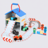 Orange Tree Toys Wooden Racing Track Play Set – 26 Pieces