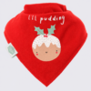 Little Pudding Christmas Bandana Bib
