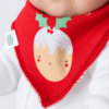 Little Pudding Christmas Bandana Bib
