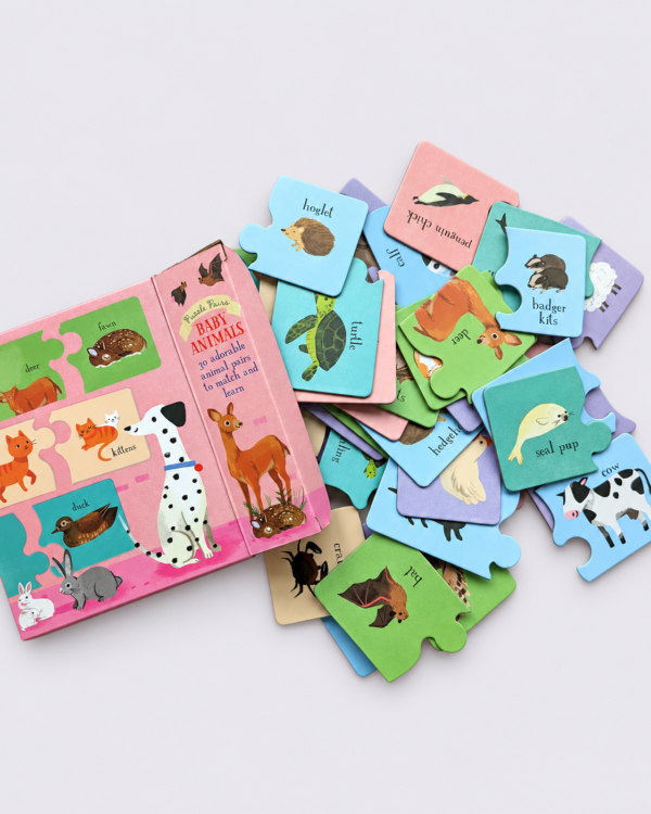 Puzzle Pairs Baby Animals – 30 Matching Pairs