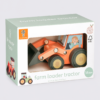 Pastel Farm Loader Tractor Toy Box Orange Tree Toys Wooden Farm Loader Tractor