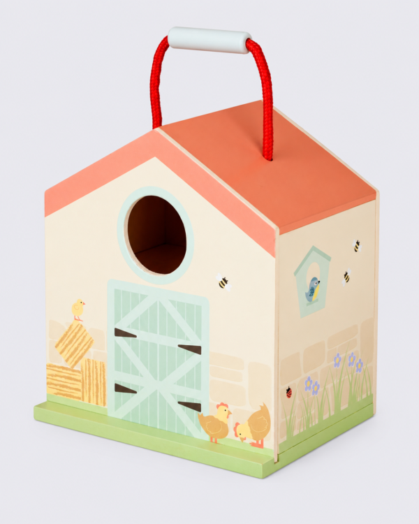 Pastel Farmyard Toy Birdhouse Orange Tree Toys Farmyard Play Set – 19 Pieces