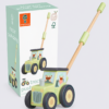 Orange Tree Toys Wooden Tractor Push Along