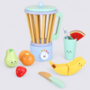 Pastel Wooden Toy Blender Set Happy Treats Smoothie Maker