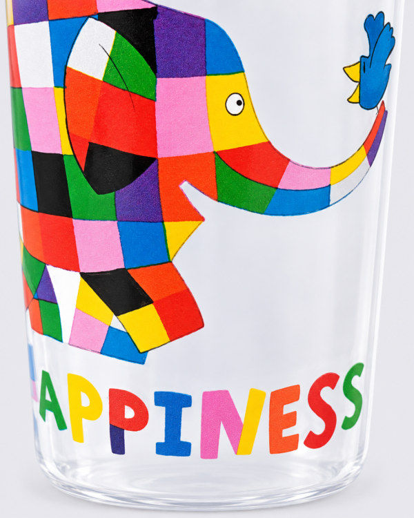Patchwork Elephant Happiness Cup Elmer 500ml Children’s Water Bottle