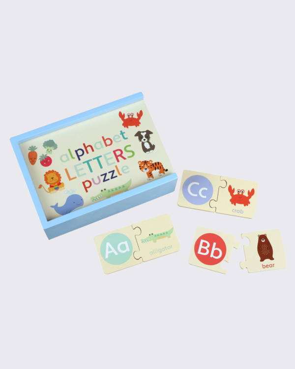 Orange Tree Toys Alphabet Puzzles in a Box – 54 Pieces