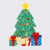 Orange Tree Toys Christmas Tree Wooden Puzzle – 4 Pieces